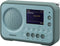 Sangean - DPR-76BT, draagbare radio DAB+/FM/bluetooth, lichtblauw