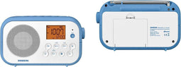 Sangean PR-D12 -Draagbare Bluetooth Radio - Wit/Blauw