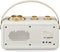 Sangean RA-101 Draagbare radio FM Bluetooth, AUX Oplaadbaar Ivory, Goud