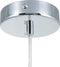 SANGONE - Hanglamp - Zilver - Glas