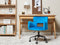 SANILAC - Bureaustoel - Blauw - Fluweel