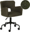 SANILAC - Bureaustoel - Groen - Bouclé