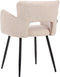 SANILAC - Eetkamerstoel set van 2 - Beige - Bouclé