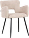 SANILAC - Eetkamerstoel set van 2 - Beige - Bouclé