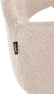 SANILAC - Eetkamerstoel set van 2 - Beige - Bouclé