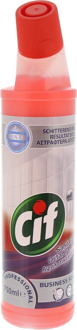 Sanitairontkalker cif professional 750ml | Fles a 750 milliliter