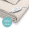Sanitas SHD 70 Elektrische Warmtedeken - 180 x 130 cm - Fleece - Machinewasbaar - 2 Jaar garantie - Beige