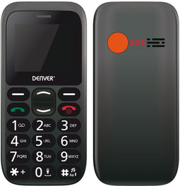 Denver BAS-18300M - Seniorentelefoon - Dual SIM - 1,77" - Zwart