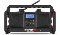 Perfectpro Workstation - Bouwradio - DAB+ FM Bluetooth USB - Zwart
