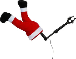 Santas legs l17b13h35cm rood