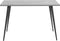 SANTIAGO - Eettafel - Grijs - 80 x 120 cm - Vezelplaat