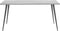 SANTIAGO - Eettafel - Grijs - 80 x 160 cm - Vezelplaat