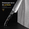 Santokumes damaststaal - Elegance serie - VG-10 Japans damascus - 67 lagen staal - VDN