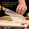 Santokumes damaststaal - Elegance serie - VG-10 Japans damascus - 67 lagen staal - VDN