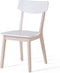 SANTOS - Eetkamerstoel - Lichte houtkleur - MDF