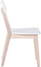 SANTOS - Eetkamerstoel - Lichte houtkleur - MDF