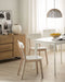 SANTOS - Eetkamerstoel - Lichte houtkleur - MDF