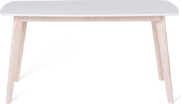 SANTOS - Eettafel - Wit - 90 x 150 cm - MDF
