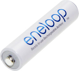 Sanyo eneloop batterij AAA HR-4UTGA 800 mAh 4er + AccuCell Box AAA (NIEUW Panasonic, voorheen Sanyo)