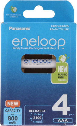 Sanyo HR-3UTGA eneloop batterij Mignon / AA 2000mAh 4er + AccuCell Safe