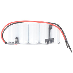 Sanyo KR-5000 DEL Cadnica Mono NiCd battery pack 6.0 volt 5 x in series with LF