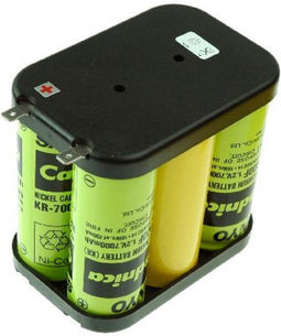 Sanyo vervangende batterij voor draagbare spots HALO 6, HALO 6 EX, HALO6