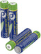 Gembird Alkaline AAA LR03 batterij - 1.5V - krachtige prestaties en lange levensduur (4 stuks)