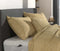 Zohome Kussensloop Lino - Kussenhoes van 40x80 cm - 1 stuk - 100% Katoen - Geel