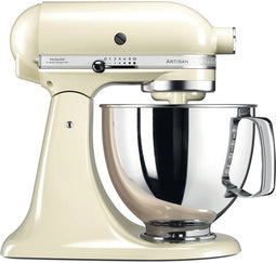 KitchenAid Artisan 5KSM125 - Keukenrobot - 300W - 4,8L RVS kom - Amandelwit