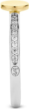 TI SENTO Ring 12116ZY - Zilveren dames ring - Gerhodineerd met zirkonia - Maat 54