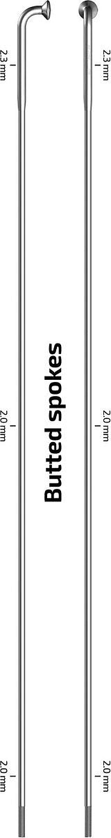 Sapim Spaak 14-276 X-Strong RVS zonder nippel (100st)