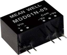 Mean Well MDD01M-09 DC/DC-convertermodule 56 mA 1 W Aantal uitgangen: 2 x Inhoud 1 stuk(s)