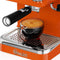 Swan Retro Espressomachine – Gemalen Koffie & Pads – Met Melkopschuimer – Oranje