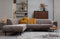 BePureHome Statement Hoekbank Links - Rib - Taupe - 77x274x210