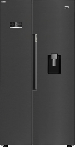 Beko GN163241XBRN - Amerikaanse koelkast - Side by side - Zilver