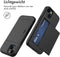 iMoshion Hoesje Geschikt voor iPhone 13 Hoesje - Ruimte voor 2 pasjes - iMoshion Backcover met pasjeshouder - Zwart