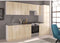 SARA lage kast - 2 deuren - Sonoma eiken decor - L80xD48xH82 cm - Werkblad niet inbegrepen - Made in Poland