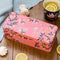 Sara Miller London - Bewaarblik Orchard Songbirds - Koraalroze - Rechthoek - Blik - 24,5 x 10,5 x 8 cm