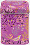 Sara Miller London - Bewaarblik Songbirds Haveli Garden - Roze/Paars- Vierkant- Blik - 7 x 7 x 10 cm - Sara Miller London