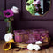 Sara Miller London - Bewaarblik Songbirds Haveli Garden - Roze/Paars - Rechthoek - Blik - 24,5 x 10,5 x 8 cm