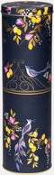 Sara Miller London - Bewaarblik Spaghetti Orchard - Navy blauw - Blik - Rond - Ø 10 x 30 cm