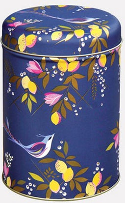 Sara Miller London - Bewaarbus Orchard - Bewaarblik - Zangvogels Blik - Rond - Ø 10,5 x 15 cm