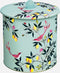 Sara Miller London - Bewaarbus Orchard - Zangvogels - Bewaarblik - Mintgroen - Rond - Blik - Ø 17 x 17 cm