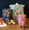 Sara Miller London - Bewaarbus Orchard - Zangvogels - Bewaarblik - Mintgroen - Rond - Blik - Ø 17 x 17 cm
