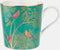 Sara Miller London - Chelsea Mug Green- Mok - Groen - Vogels - Ø 9,8 cm, H 10,6 cm, 0,34 l