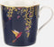 Sara Miller London - Chelsea Mug Navy - Mok - Navy blauw - Vogels - Ø 9,8 cm, H 10,6 cm, 0,34 l