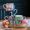 Sara Miller London - India Mug Light Jade - Mok - Groen - Elephant - Olifant - Ø 9,8 cm, H 10,6 cm, 0,34 l