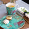 Sara Miller London - India Mug Light Jade - Mok - Groen - Elephant - Olifant - Ø 9,8 cm, H 10,6 cm, 0,34 l