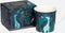 Sara Miller London - India Mug Midnight - Mok - Giraffe - Ø 9,8 cm, H 10,6 cm, 0,34 l