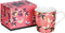 Sara Miller London - Orchard Mug Coral - Mok -Roze - Ø 9,8 cm, H 10,6 cm, 0,34 l